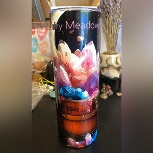 Fairy Meadow Crystal Tumbler